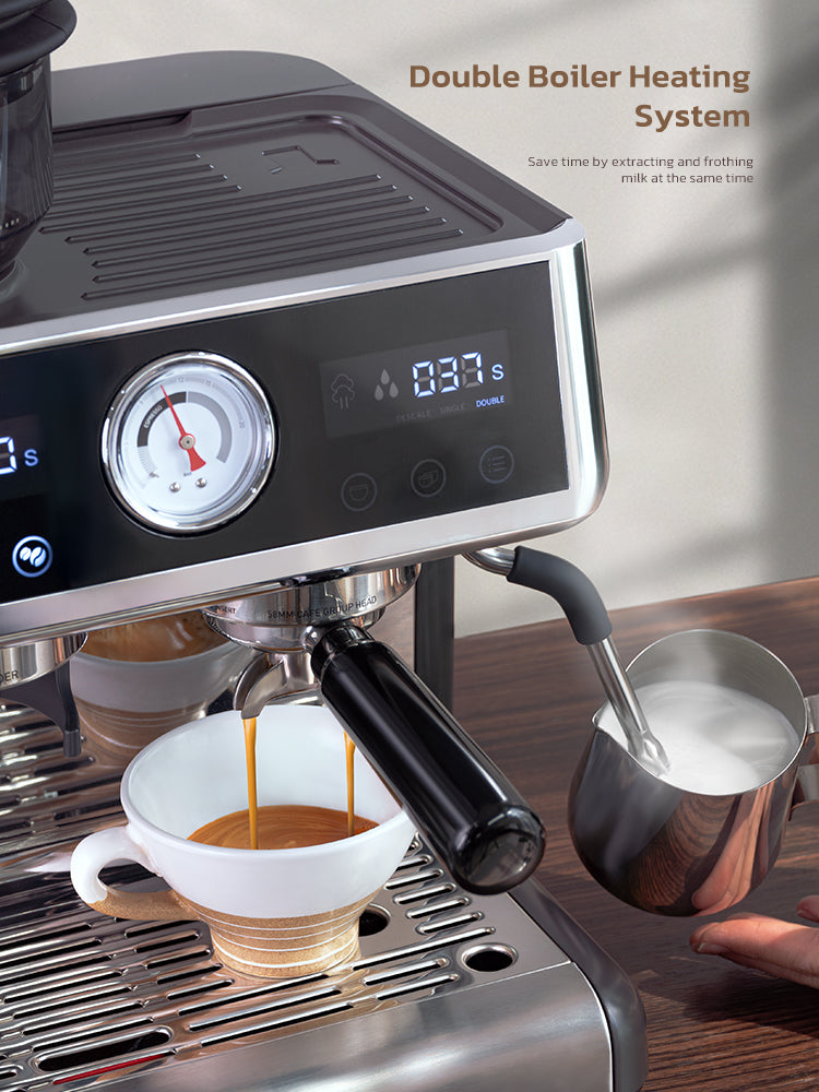 HiBREW Dual Boiler System Barista Pro Espresso Coffee Machine  H7A
