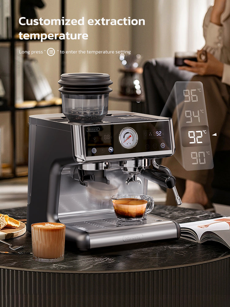 HiBREW Dual Boiler System Barista Pro Espresso Coffee Machine  H7A