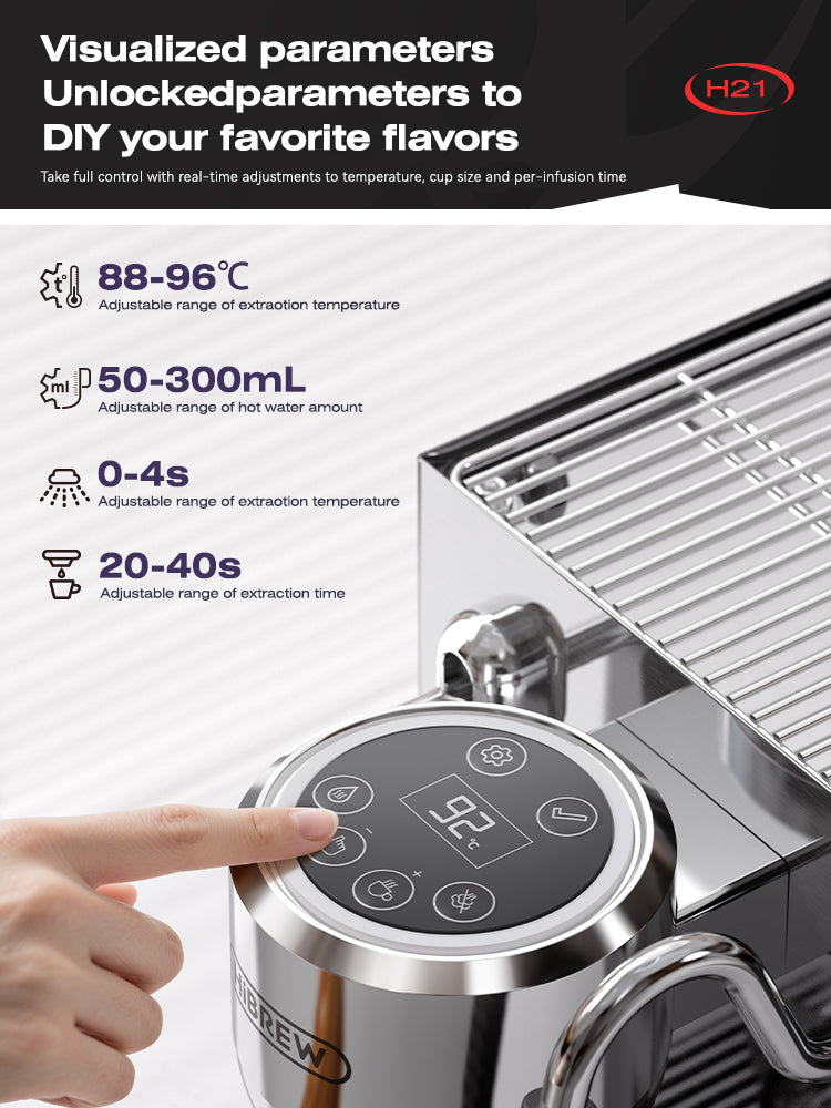 HiBREW H21 Espresso Machine Professional Coffee Experience at Home