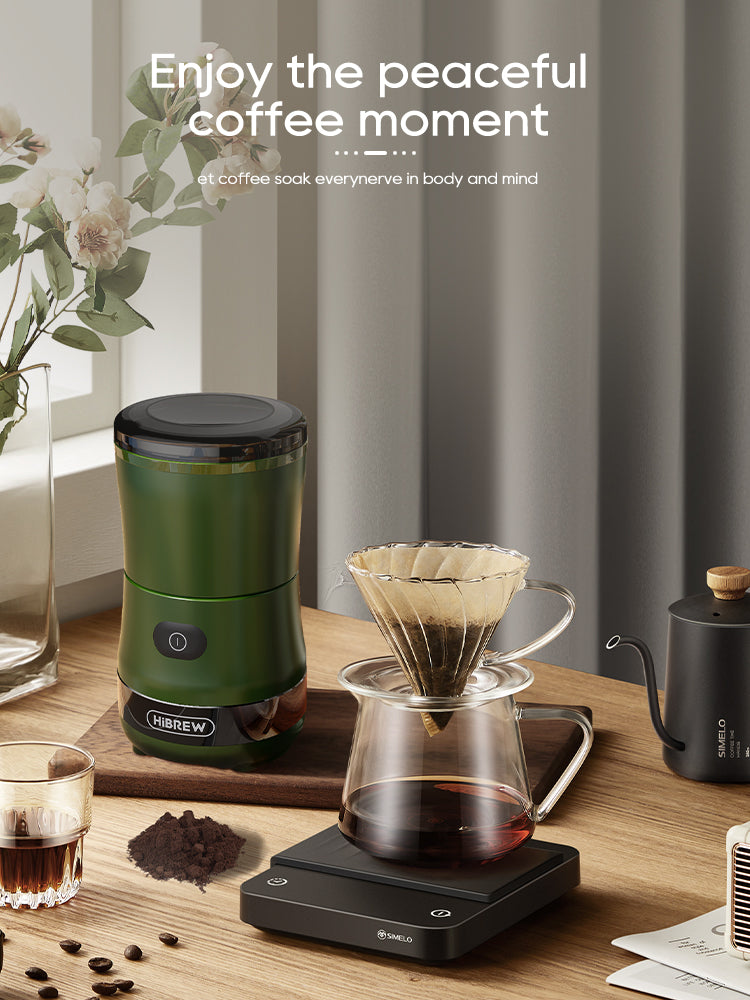 HiBREW Portable 3in1 Electric Coffee Grinder 2000mAh  G2