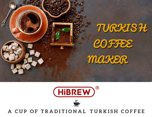 HiBREW Automatic Turkish Coffee Machine Electric Pot AC 220~240V Ground Coffee Maker H9